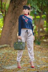 Street Style Ways to Rock the Satin Jogger Pants Trend