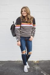 Striped Sweater Outfit