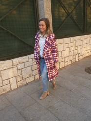 Plaid coat