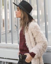 AUTUMN TONES: FUR JACKET