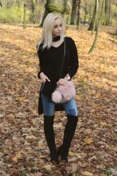 Fluffy autumn bag