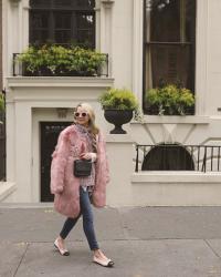 BLUSH FAUX FUR //