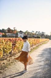 Dans les vignes de Caudalie 