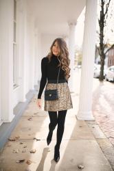 Sequin Skirt + T3 Curling Wand Giveaway!
