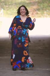 What I Wore: Dark Floral