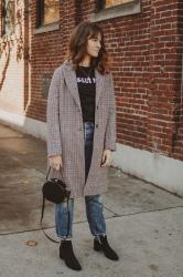 The Perfect Plaid Coat 