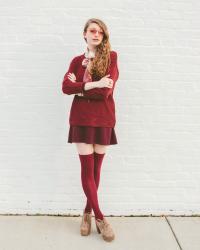 Burgundy Monochrome 