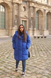 OUTFIT OF THE DAY : BLUE PUFFER