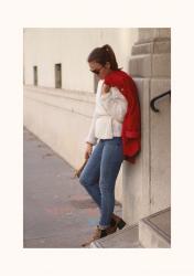 Manteau rouge et gilet