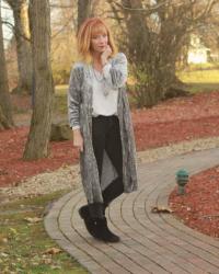 Velvet Kimono & Black Skinny Jeans: Why Did The Chicken Cross The Road?