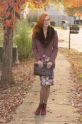 Turning Heads Linkup-Faux Fur – Tweed and Dark Florals for Fall