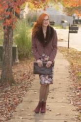 Turning Heads Linkup-Faux Fur – Tweed and Dark Florals for Fall