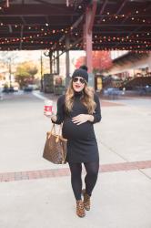 Little Black Turtleneck Dress