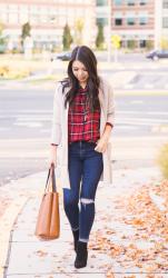 Fall Staple: Red Plaid Shirt