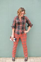 Christmas Plaid on Plaid