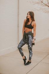 Weekly Workout Routine: Printed Leggings