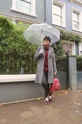 ZARA BURGUNDY SWEATER OUTFIT