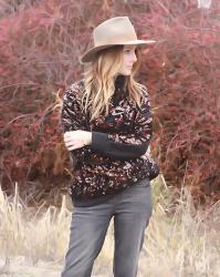 Zara Sequined Sweatshirt, Gucci Loafers & Janessa Leone Sloan 