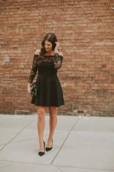 Lace Off the Shoulder Dress