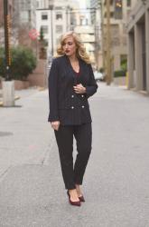 Work Wear | Pinstripes & Pearls