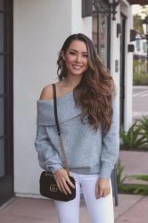 Cozy Off-The-Shoulder Sweater