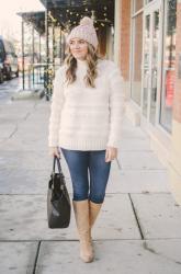 Cream Sweater Outfit