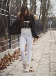 black n' white outfit