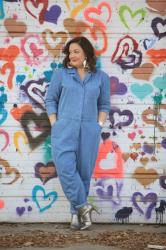 What I Wore: Denim Coveralls