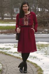 {outfit} Atluzarra for Target at the CT Blogger Holiday Soiree