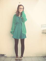 Comment porter le cardigan vert ? 