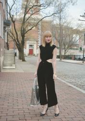 Velvet Jumpsuit 