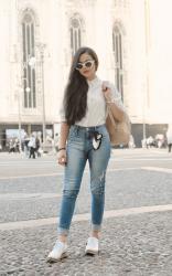Look de Estudante na Duomo - Minha nova rotina
