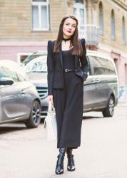 Styling black culottes for winter: 3 ways