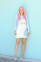 {Outfit}: Kawaii Kitty Overalls