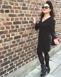 Burda bell sleeve dress