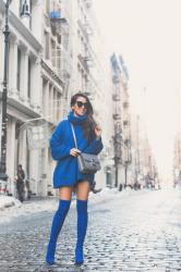 Magnificent Blue :: Blue sweater & Blue boots