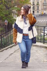 Faux fur jacket