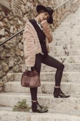 pink teddy coat