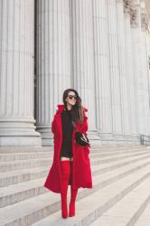 Teddy Coat :: Red Coats & Red boots