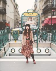 Camel look – Elodie in Paris