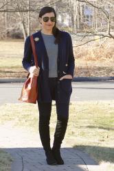 {outfit} J.Crew Cosmic Embroidery Sweater