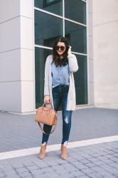 Chambray and Cardi