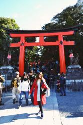 KYOTO:Santurario Fushimi Inari, El templo Ginkakuji o pabellón de plata y El castillo Nijo o Nijo-jo
