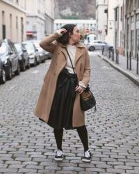 ✘|#Look|: La Jupe Midi en Cuir