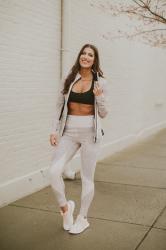 Weekly Workout Routine: Blush Pink Activewear