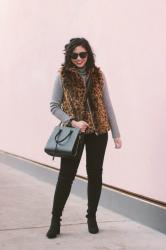 I Am Loving the Faux Fur Leopard Print Trend