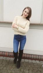 144. Casual with bowtie sweater