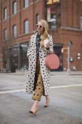 SPOTTED IN WILLIAMSBURG // POLKA DOT COAT