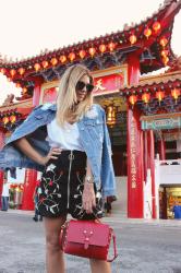 Embroidered skirt in Thean Hou Temple