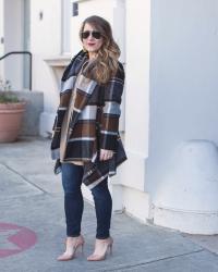 Versatile Plaid Coat & Fitting into Shoes Again